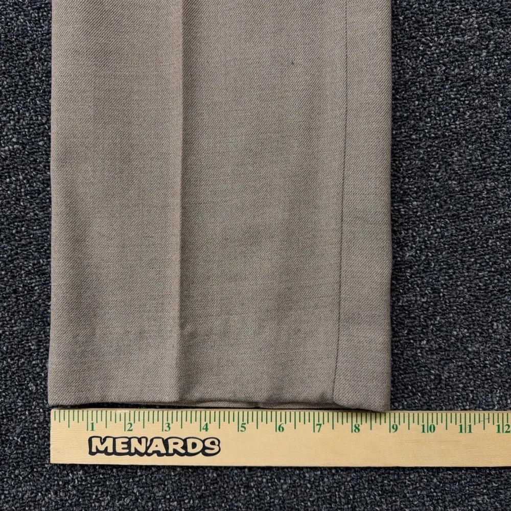 Vintage Levis Sportswear Classics Mens Tan Wool‎ Blend Trousers Made in UK 38x34